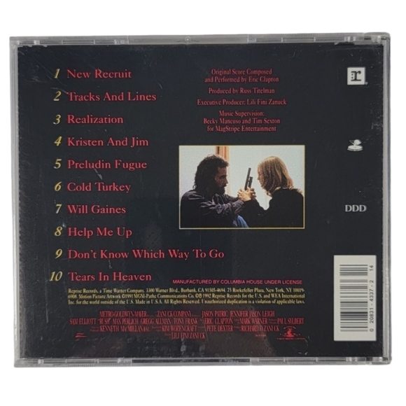 Rush Music From The Motion Picture Soundtrack CD Reprise Records 1992 - Picture 3 of 3